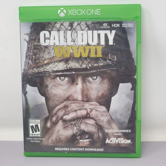 Call Of Duty WWII Xbox One‎ Game 4K Ultra HD HDR Sledgehammer Games Activision - Picture 1 of 7